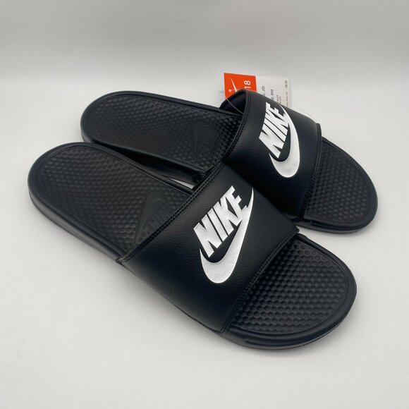 NIKE BENASSI JDI  MEN\'S BLACK/WHITE main image 4